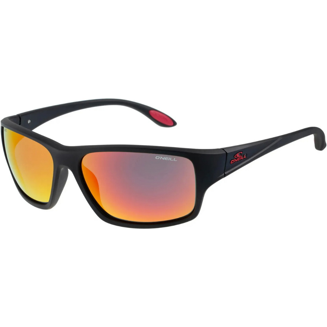 2026 O'Neill Mens Sunglasses 9023 ONS-9023-2.0-104P - Matte Black / Red
